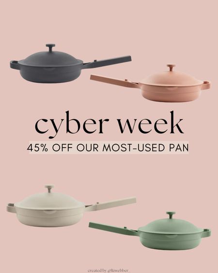 Cyber week! Our Place Always Pan is 45% off and our favorite pan to use!

#LTKGiftGuide #LTKhome #LTKCyberweek