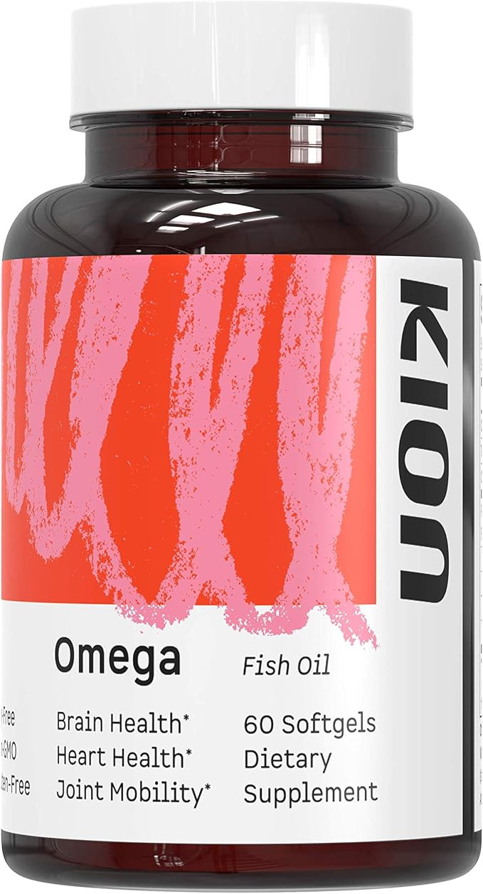 Kion Omega - Omega 3 Fatty Acid Supplements - DHA Supplements - Mini Fish Oil Softgels - Omega 3 ... | Amazon (US)