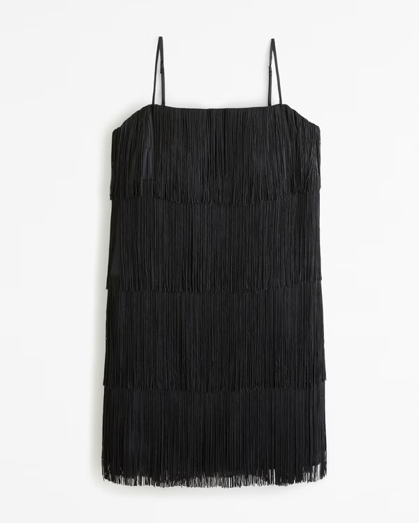 Fringe Mini Dress | Abercrombie & Fitch (US)