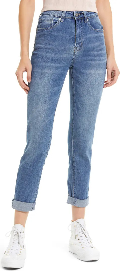 High Waist Ankle Mom Jeans | Nordstrom