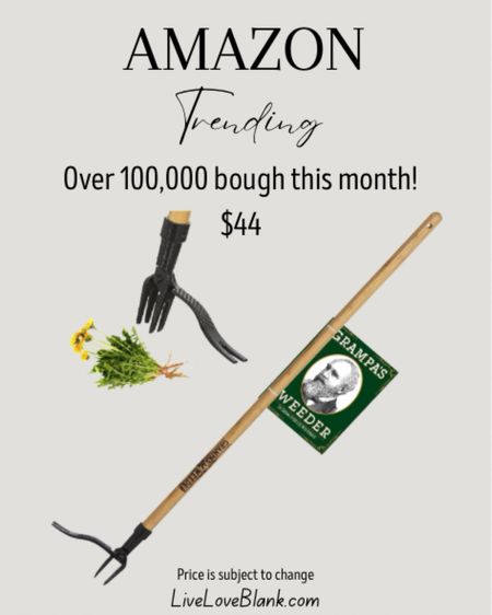Wow! Over 100,000 sold in the last month!
Amazon viral weeding tool
Gardening must have 



#LTKSeasonal #LTKHome #LTKFamily