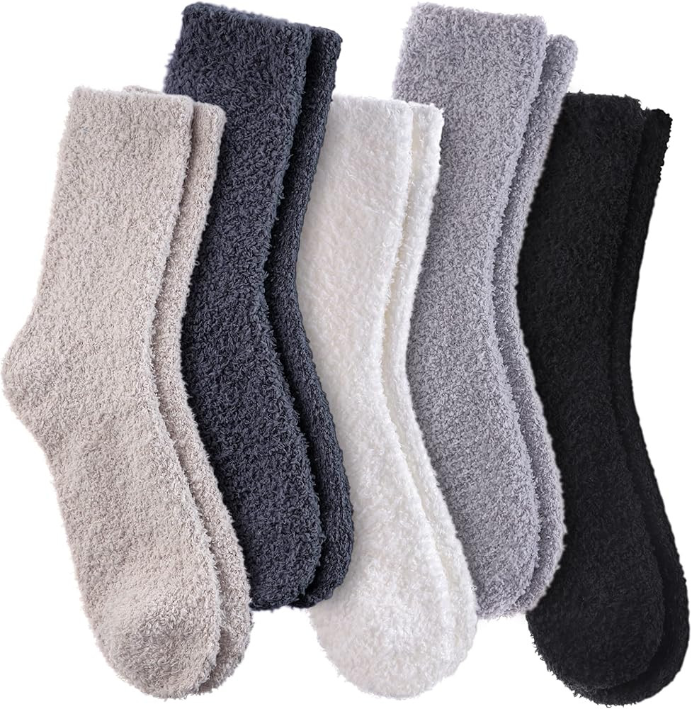 Dosoni Womens Fuzzy Socks Super Soft Fluffy Slipper Socks Cozy Warm Home Sleeping Winter Socks | Amazon (US)