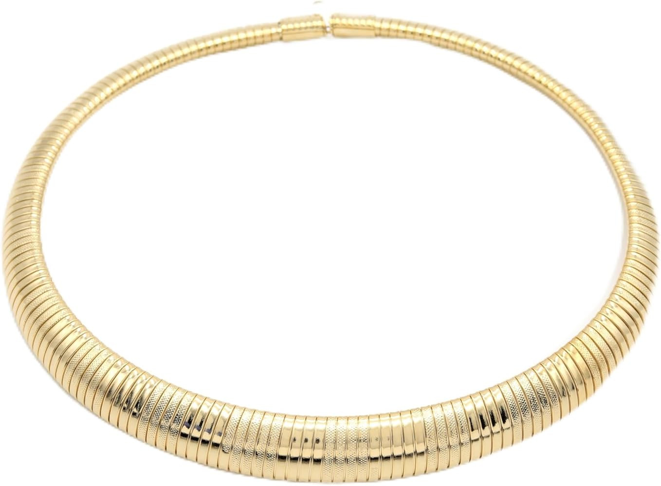 Marshal Metal Fashion Necklace 18K Gold Plated Brass Omega Choker Necklace | Amazon (US)