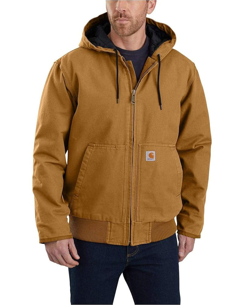 Carhartt Men's 104050 J130 Washed Duck Active Jac | Amazon (US)