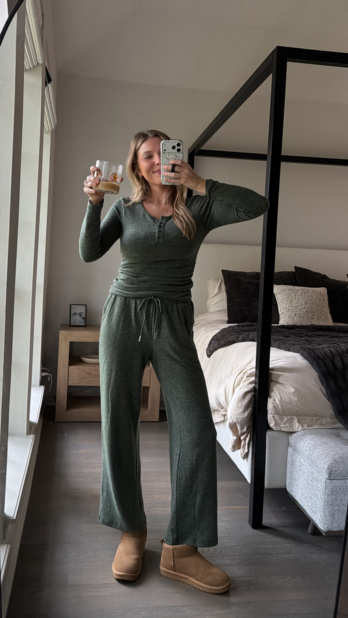 Comfy holiday lounge set, nursing friendly! Size M.  

 #LTKCyberWeek #LTKHoliday #LTKootd