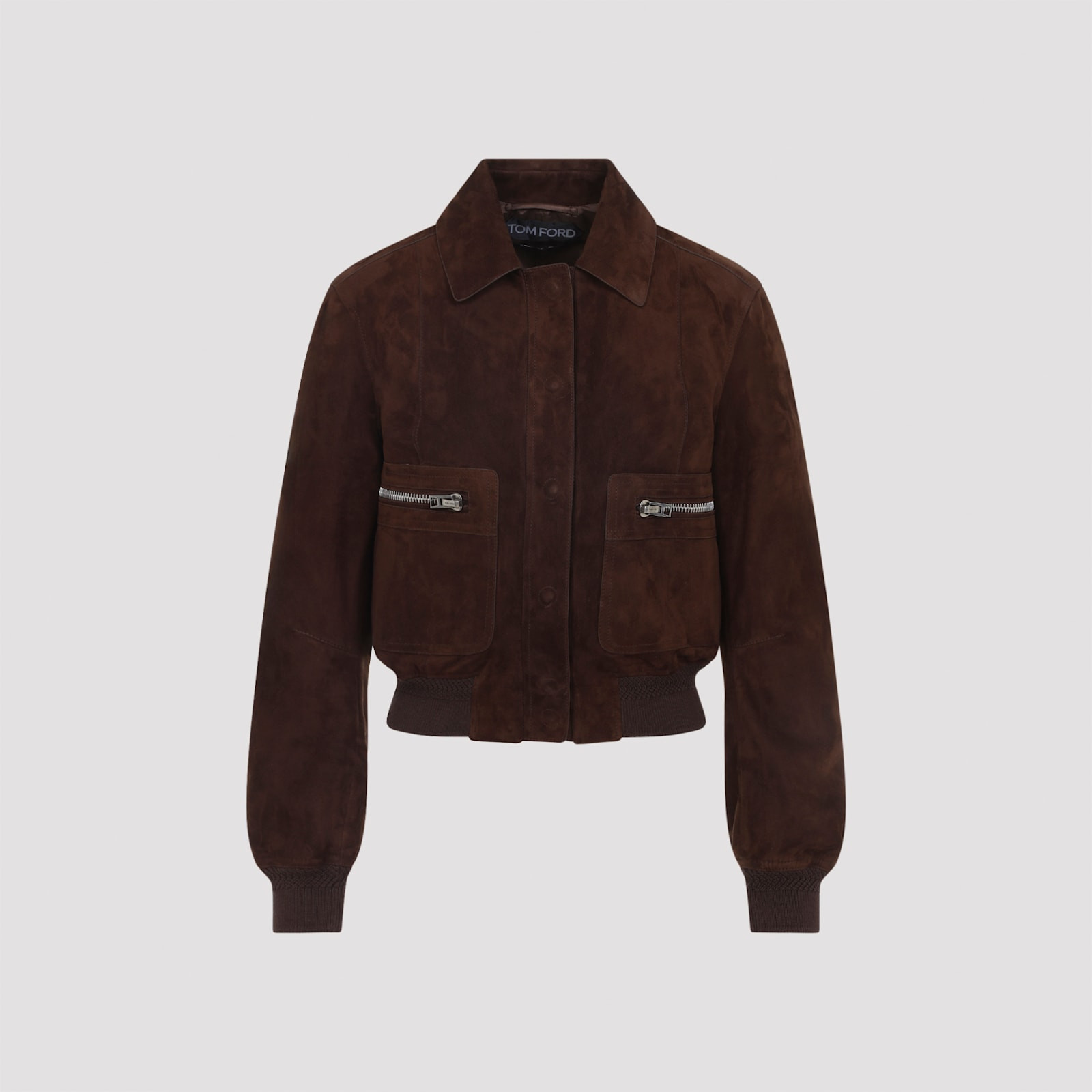 Tom Ford Lamb Suede Bomber Jacket | Italist.com US