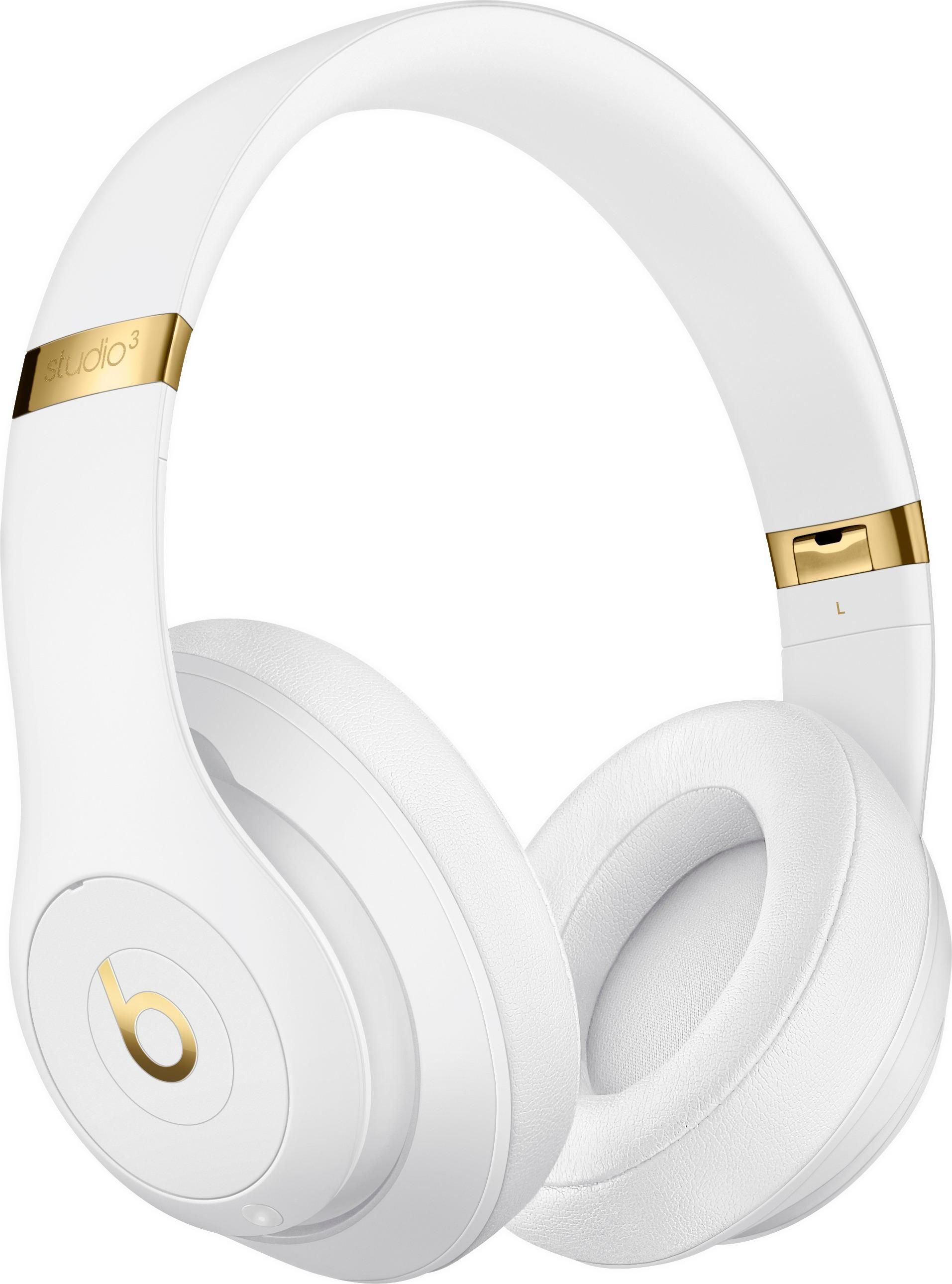 Beats by Dr. Dre Beats Studio³ Wireless Noise Canceling Headphones White MQ572LL/A - Best Buy | Best Buy U.S.