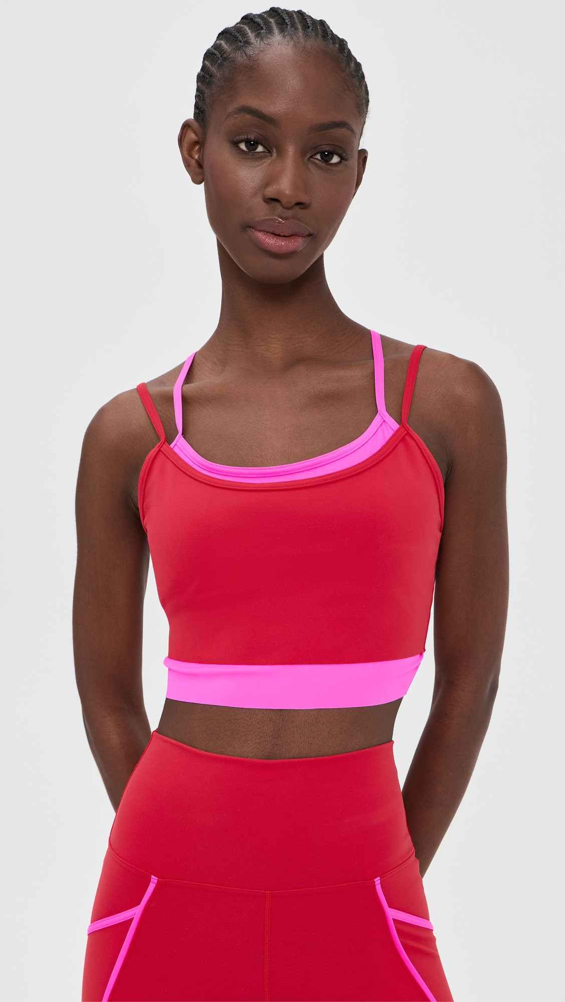 Beach Riot Vinny Top Royal Red L | Shopbop