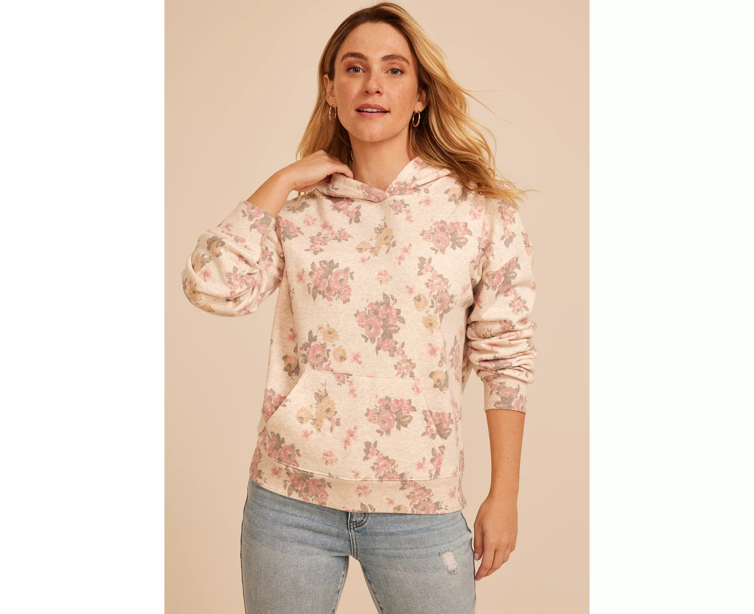 Floral Print Hoodie | maurices | Maurices