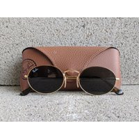 Gold Oval Lens Ray-Ban Sunglasses - Rb3547 001 | Etsy (CAD)