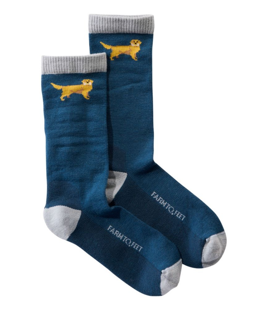 Adults' Farm to Feet Dog Collection Crew Socks | L.L. Bean