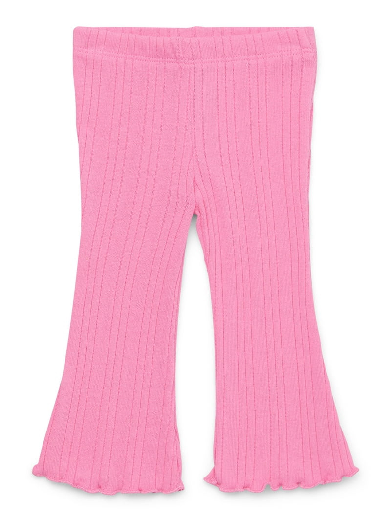 Garanimals Baby Girl Hacci Rib Flare Leggings, Sizes 0-24 Months | Walmart (US)