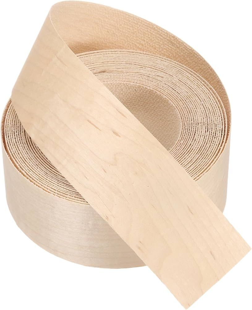 PATIKIL Maple Edge Banding, 2 inch x 25 ft Wood Veneer Tape Pre-glued Flexible Plywood Edge Bandi... | Amazon (CA)