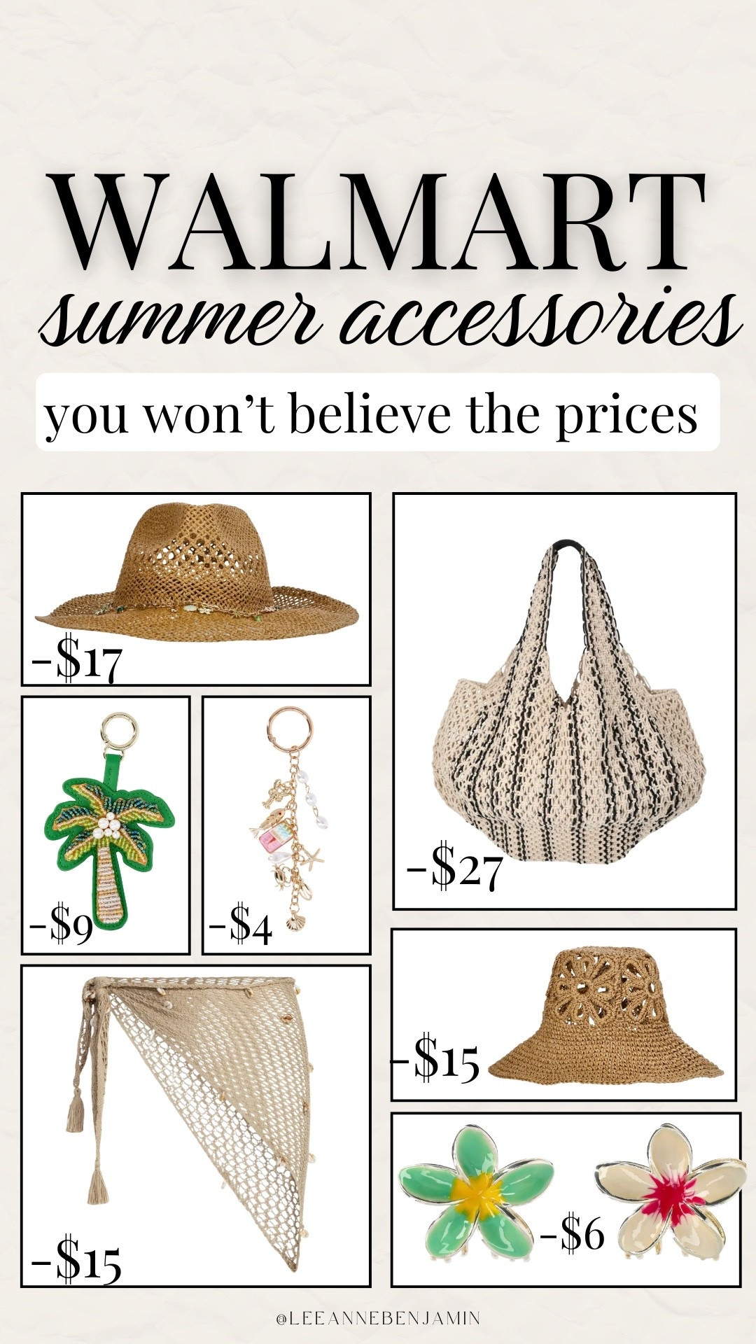 Walmart summer accessories!

#LTKSeasonal #LTKSaleAlert #LTKootd