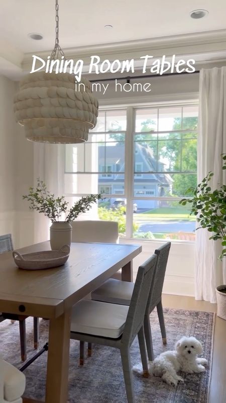 Dining room tables in my home! Love these both so much, I got the same finish Seadrift for both the long dining table and round dining table! Both are extendable! 

(4/25)

#LTKhome #LTKVideo #LTKstyletip