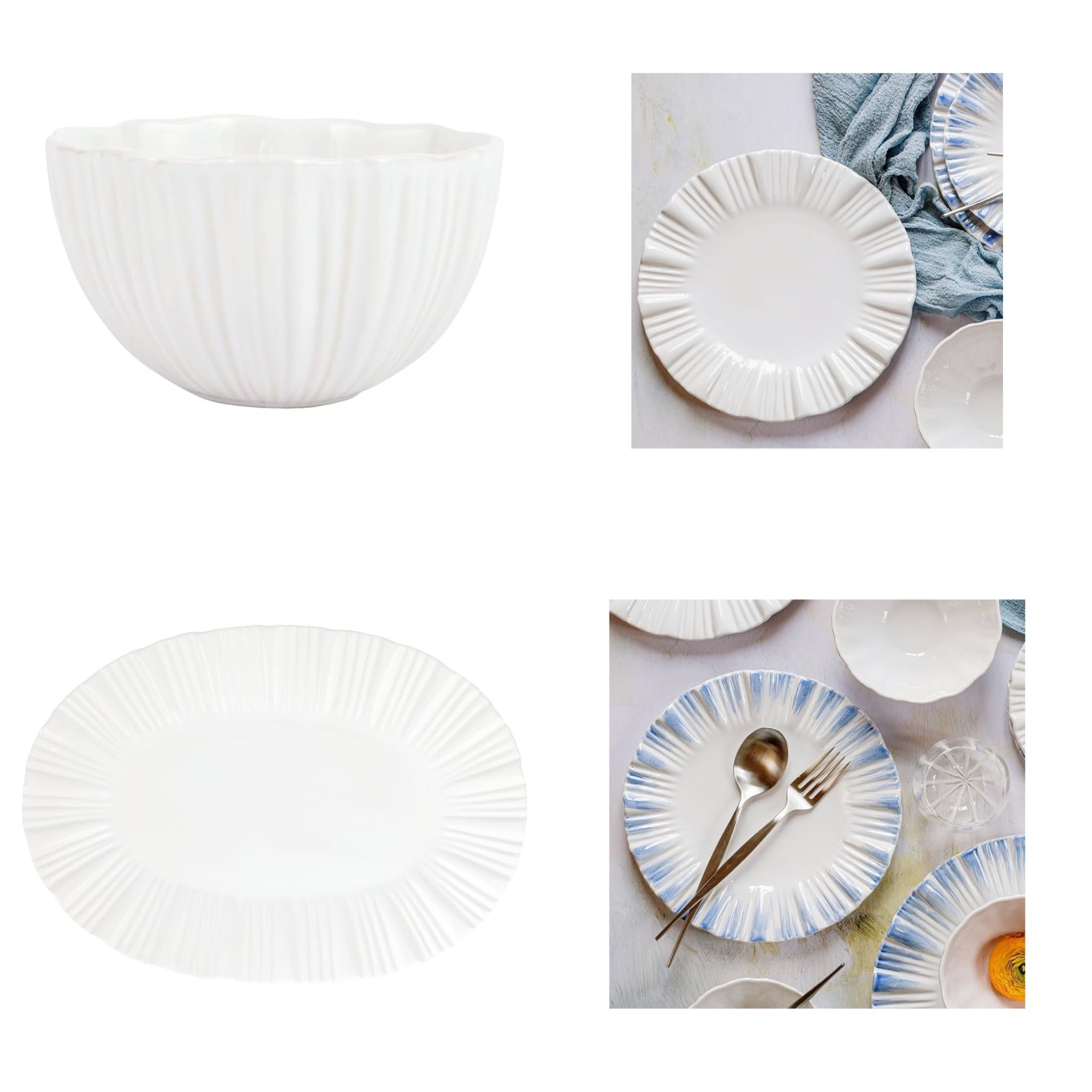 
Amazon finds — new Viva by Vietri. Love the crisp white and wave-inspired textures. Perfect for elevating your everyday dining with a touch of modern elegance. #dinnereare #tabletop

#LTKSeasonal #LTKHome