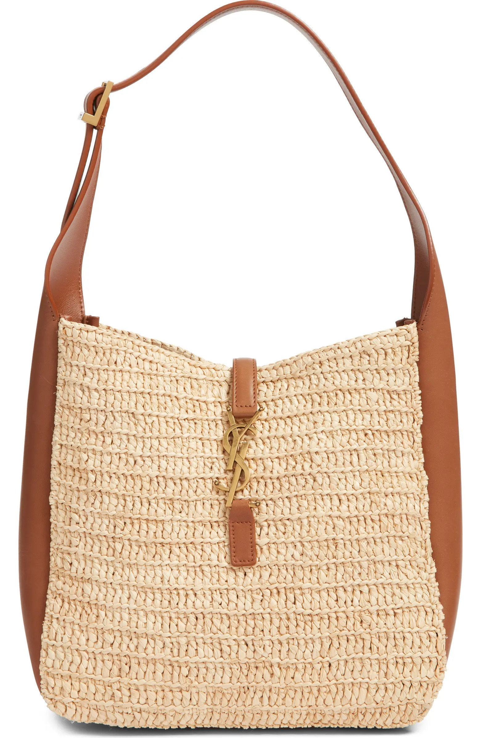 Le 5 à 7 Raffia & Leather Hobo Bag | Nordstrom