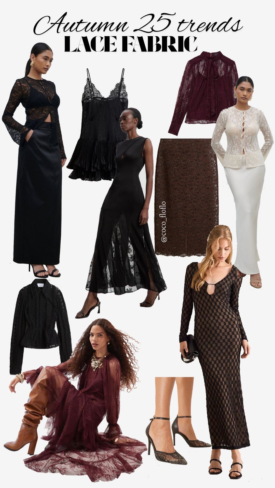 Lace fabrics autumn-winter trend 

#LTKwinter #LTKstyletip #LTKautumn
