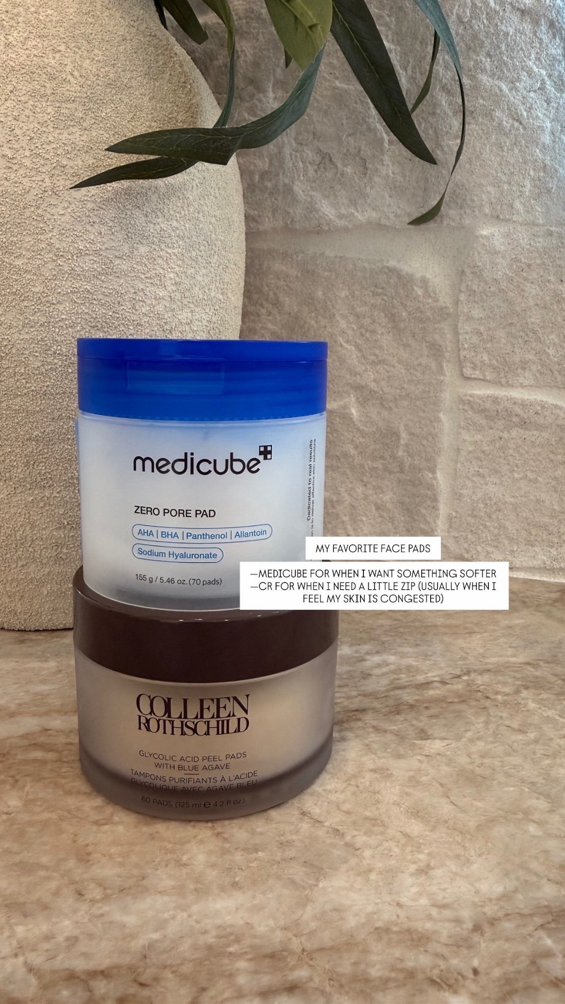 My favorite fave pads from Medicube and Colleen Rothschild // great skincare items! 

#LTKselfcare #LTKmorningroutine #LTKgrwm