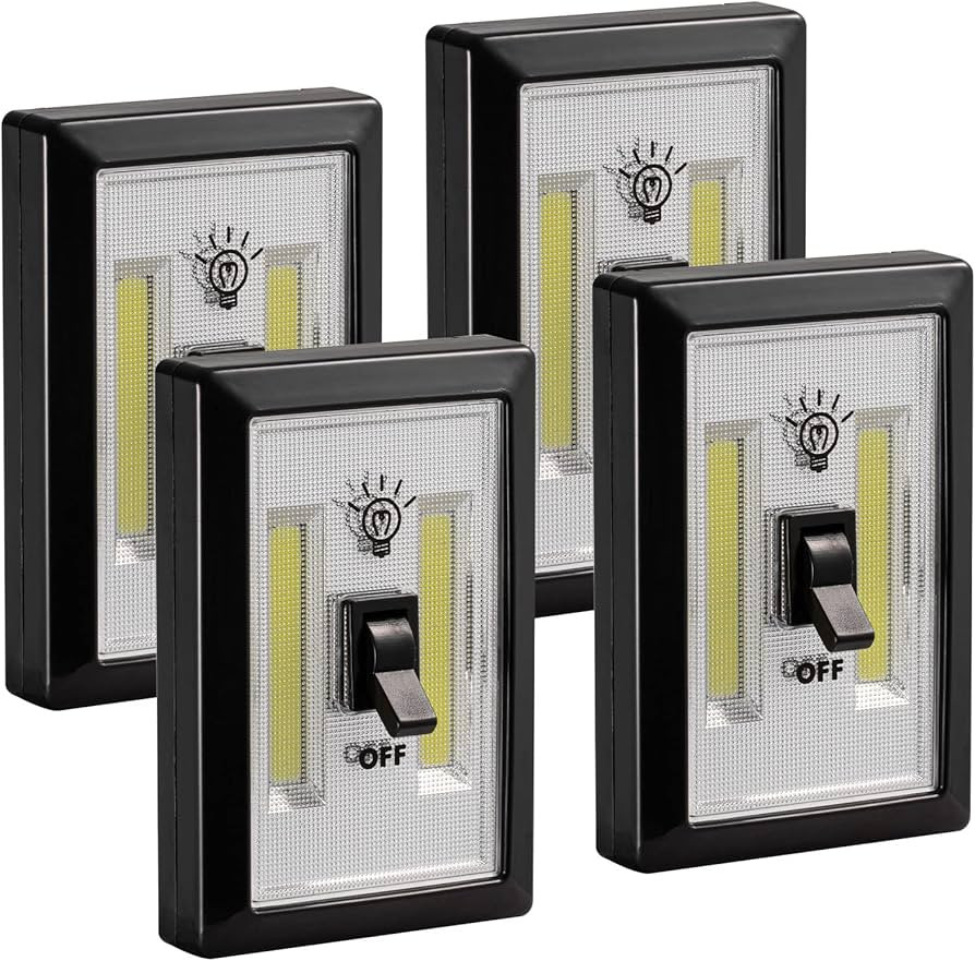 VIBELITE LED Night Light Switch, 200 Lumen Wireless COB LED Lamps Switch Light, Under Cabinet, Sh... | Amazon (US)