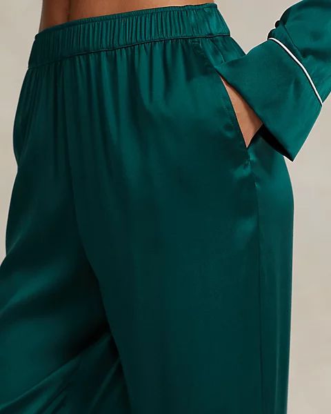 Stretch Silk Long-Sleeve Pyjama Set | Ralph Lauren (UK)