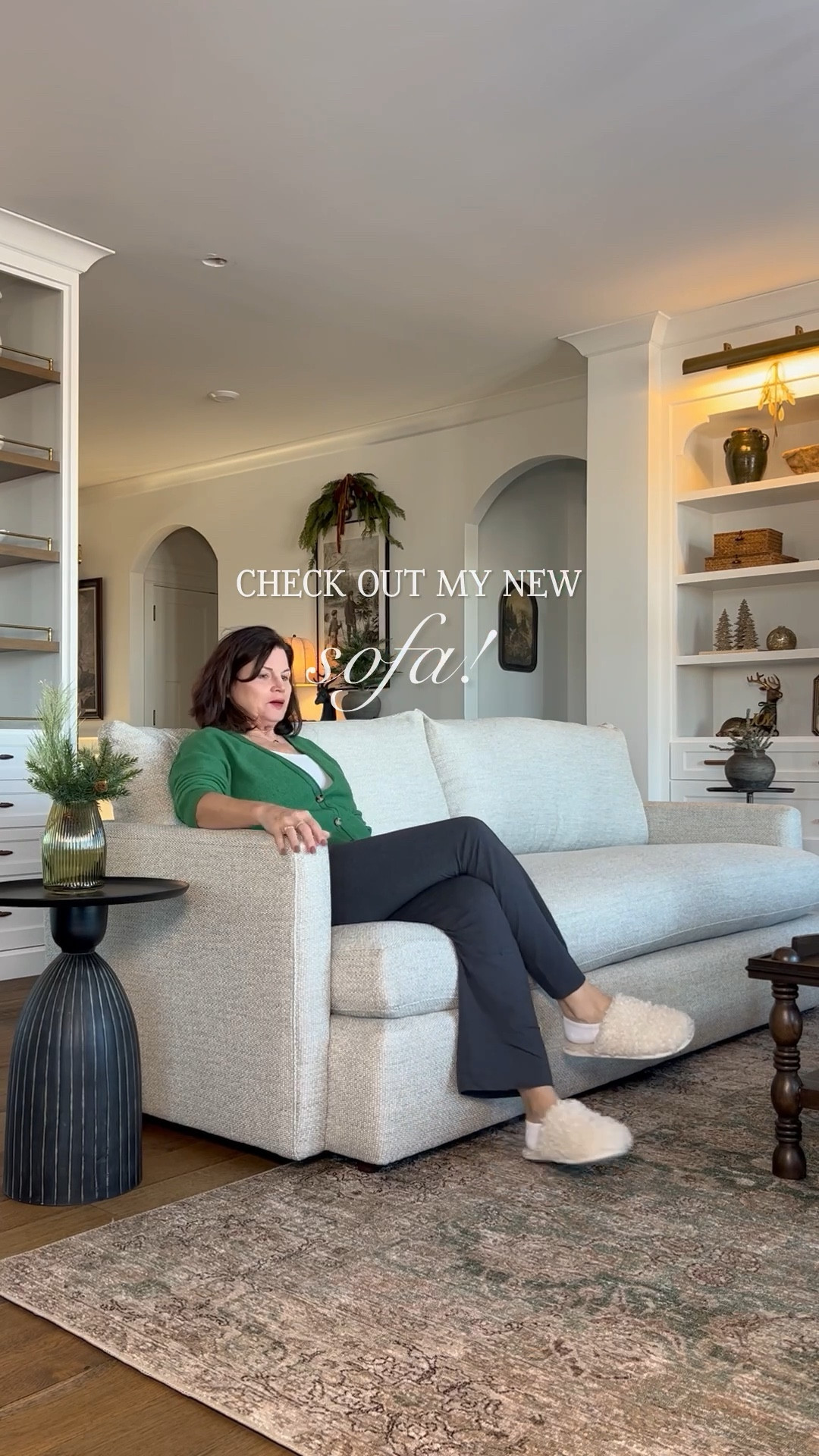 My new sofa arrived!! A must for me was a bench cushion. I’ve spent too many years avoiding cushion cracks. This sofa is so comfy and cozy. The fabric is performance and the color goes with everything. I literally put the swatch next to everything in my home.

It’s available in multiple lengths and depths. Mine is 93” long, 41” deep in Taft Cement. If you purchase it in this stock fabric, it’s only $1929! 

Time for a nap!

RUG LINK: https://bit.ly/48ikwp1


#cratestyle

#LTKSeasonal #LTKHoliday #LTKHome