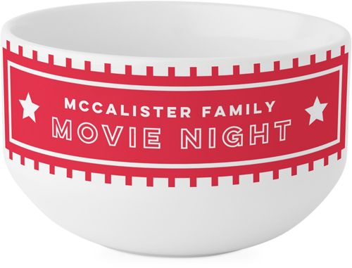 Movie Night Ceramic Bowl | Shutterfly