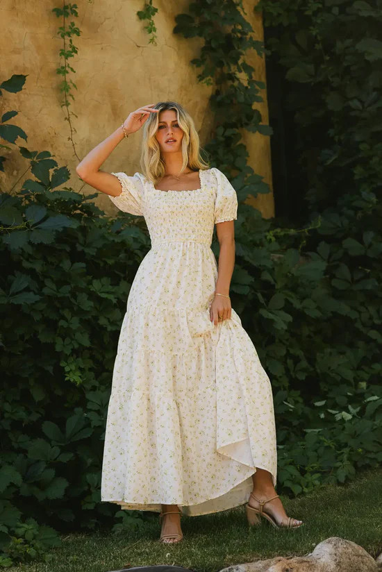 Sloane Smocked Maxi Dress | Böhme US