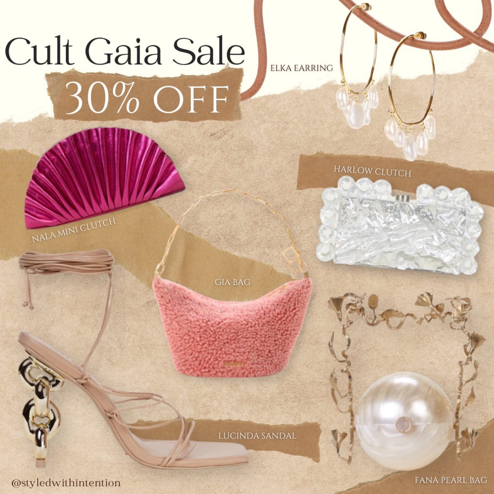 Shoes, bags, clutches and more… 
#cultgaia #styledwithintention

#LTKsalealert #LTKSale