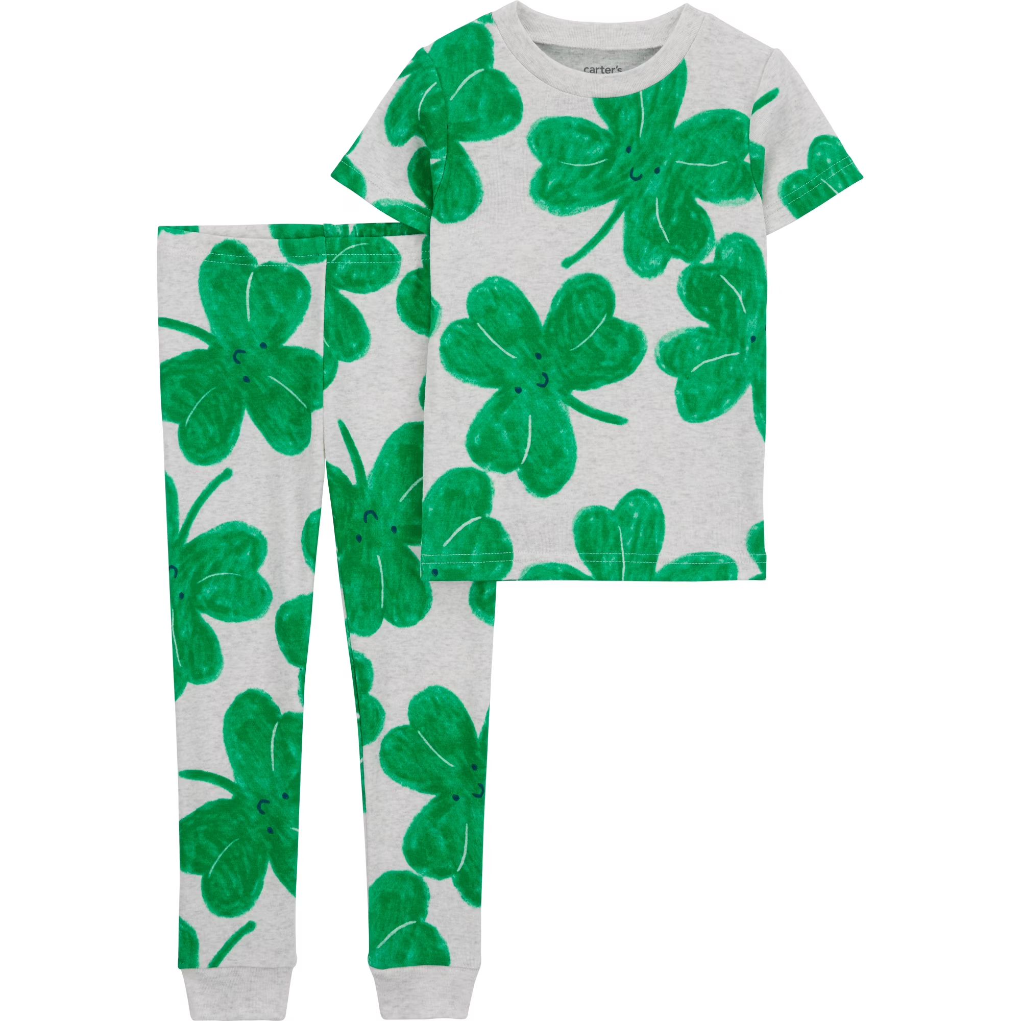 Carter's Child of Mine Baby and Toddler Unisex St. Patrick's Day Pajama Set, 2-Piece, Sizes 12M-5... | Walmart (US)