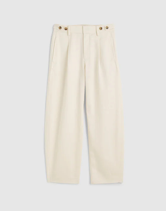 The Tapered-Leg Pant in Drapey Twill | Madewell