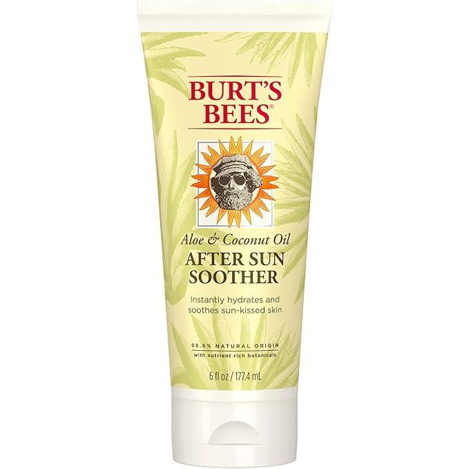 Burt's Bees After Sun Lotion with Hydrating Aloe Vera & Coconut Oil - Summer Essentials, Sunburn ... | Amazon (US)