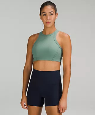 Ribbed Nulu High-Neck Yoga Bra | Lululemon (US)