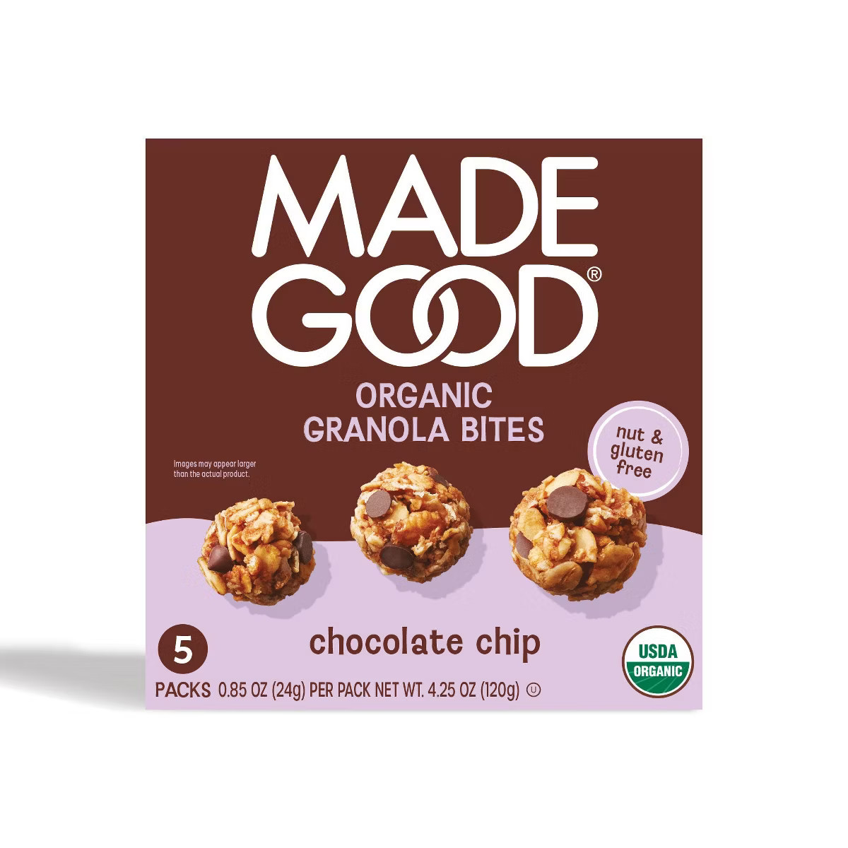 MadeGood Chocolate Chip Granola Mini's - 4.25oz/5pk | Target
