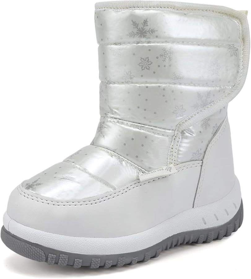 CIOR Winter Snow Boots for Boy and Girl Outdoor Waterproof with Fur Lined(Toddler/Little Kids) | Amazon (US)