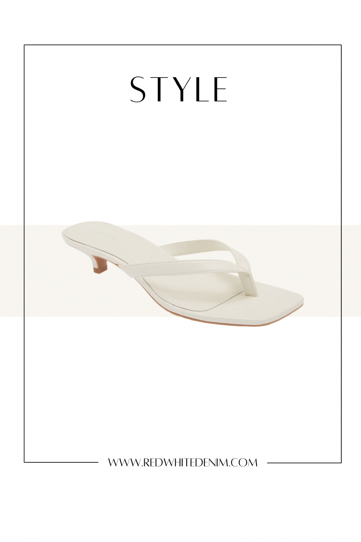 The perfect kitten heel for summer! For is TTS. Comes in black and nude too! Less than $50.

#LTKshoecrush #LTKfindsunder50