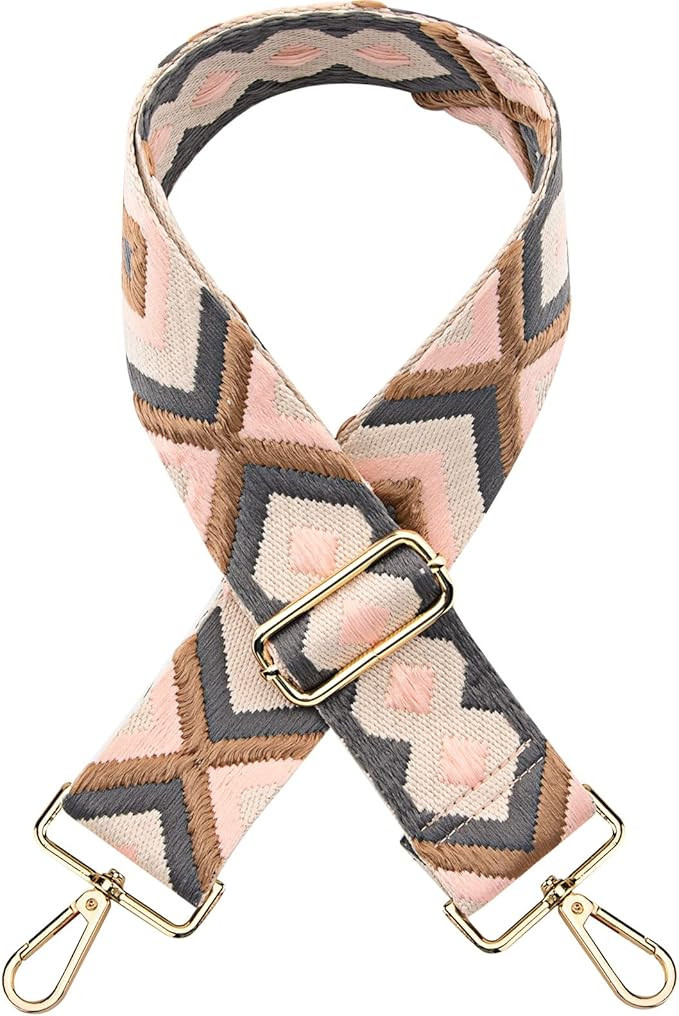 BOWINR Wide Shoulder Strap for Bag Adjustable Replacement Belt Crossbody Canvas Bag Handbag Purse... | Amazon (US)