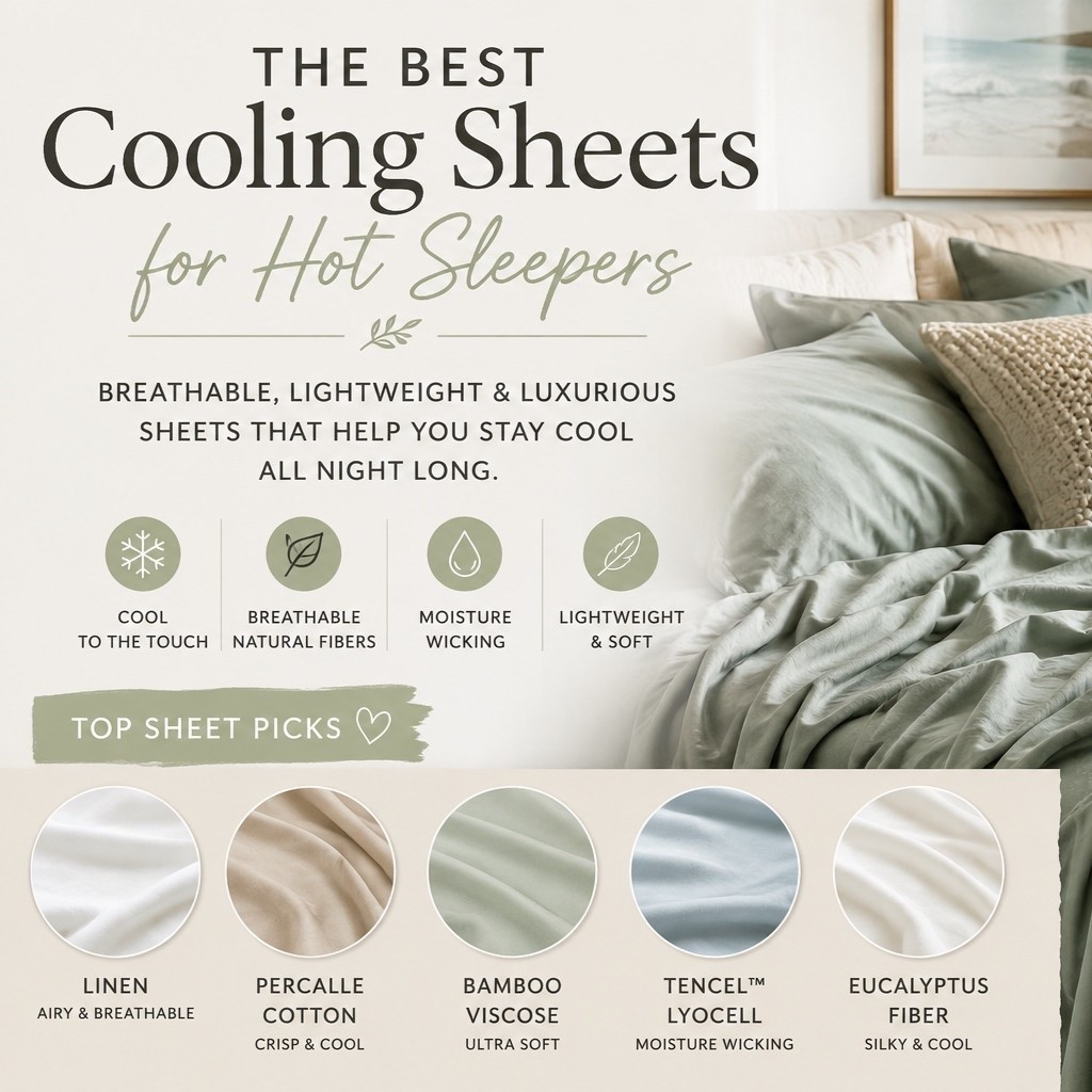 If summer nights leave you tossing and turning, your bedding might be the first thing to upgrade. ☁️

I’ve rounded up my favorite cooling sheet sets—from crisp percale to bamboo, linen, eucalyptus, and TENCEL™—that help keep your bedroom cool, breathable, and comfortable all season long.

Shop all of my favorite sleep essentials below.
@Cozy Earth @Quince @Crate & Barrel 
#LTKHome #CoolingSheets #SummerBedroom #BetterSleep #BedroomDecor #HomeEssentials #CozyHome #SleepWell #BedroomInspo #SandalwoodAndSerenity

#LTKHome #LTKSeasonal #LTKselfcare