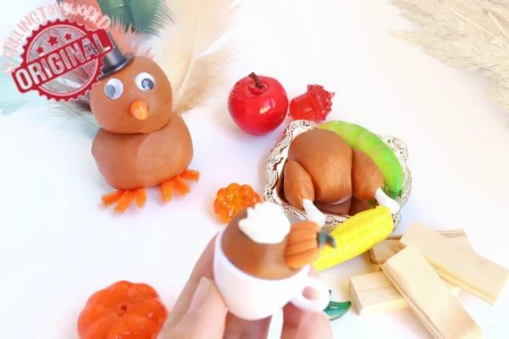 Build a Turkey Fall Playdough Kit Fall Sensory Kit Fall - Etsy | Etsy (US)