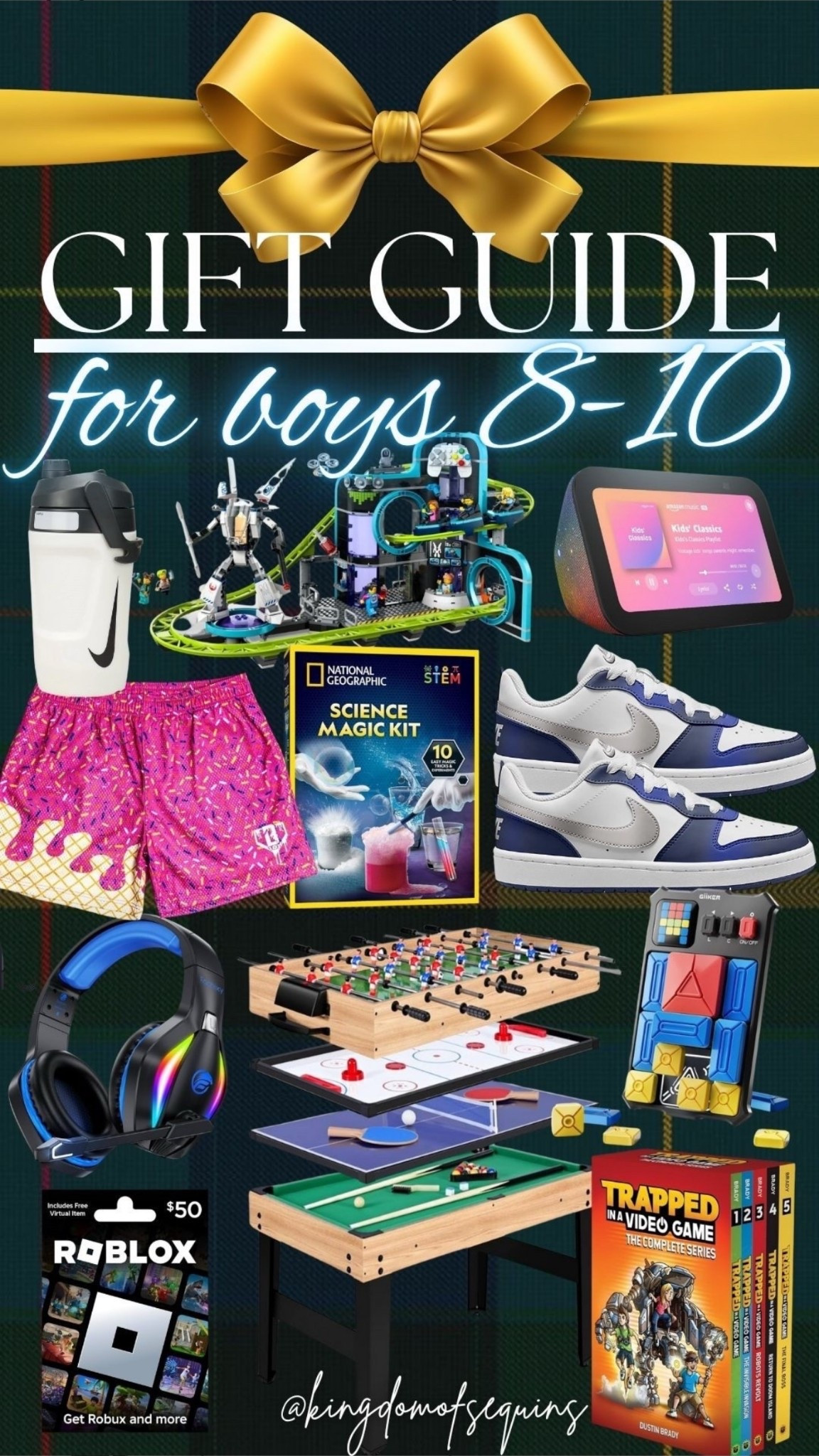 Gift guide for boys 8-10!

#LTKHoliday #LTKGiftGuide #LTKKids