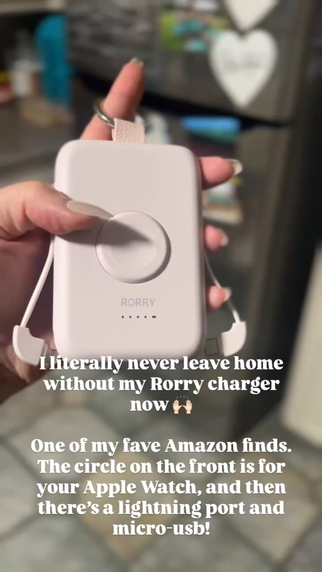 Never leave home without my Rorry charger anymore! So much battery life and can charge multiple types of gadgets! One of my all time fave Amazon finds for sure 🙌🏻 And it comes in so many cute colours!!!!

#LTKsale #LTKgiftguide #LTKcanada