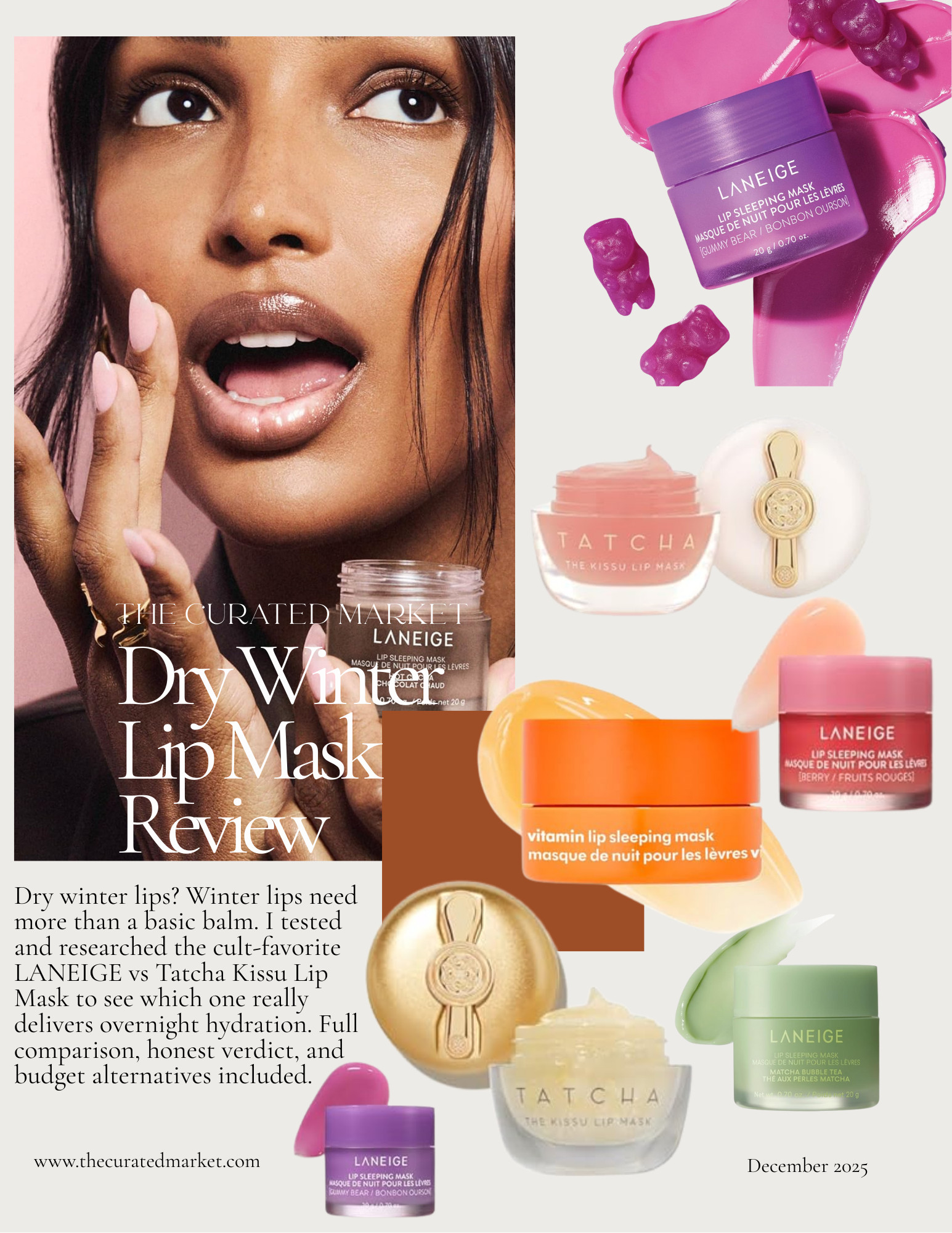Winter lips are undefeated, but I’m not switching up what works. I compared LANEIGE vs TATCHA lip masks and I’m sticking with my tried and true overnight favorite. If it isn’t broken, I’m not fixing it.

#stockingstuffer #winterlipcare #overnightlipmask #laneigelipsleepingmask #drylips #skincareroutine #winterbeauty #hydratinglipcare #beautyfinds #ltkbeauty #ltkholiday 

 #LTKGiftGuide #LTKselfcare #LTKBeauty