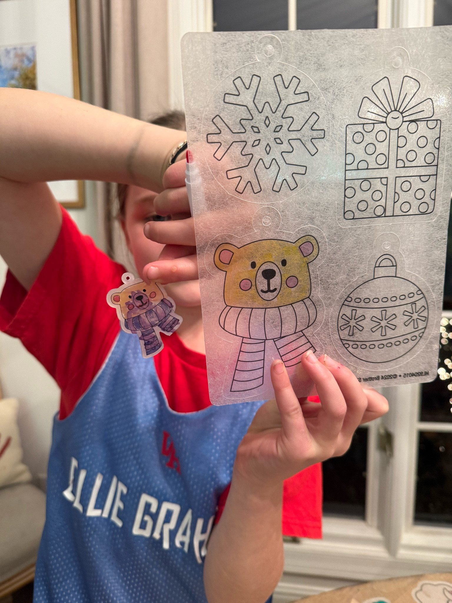 Shrinky dink art is SO FUN !! These start out large and you color them! Did you put them in the oven and they shrink up! Only in oven for 1-3 minutes and it’s so fun to watch them shrink! 