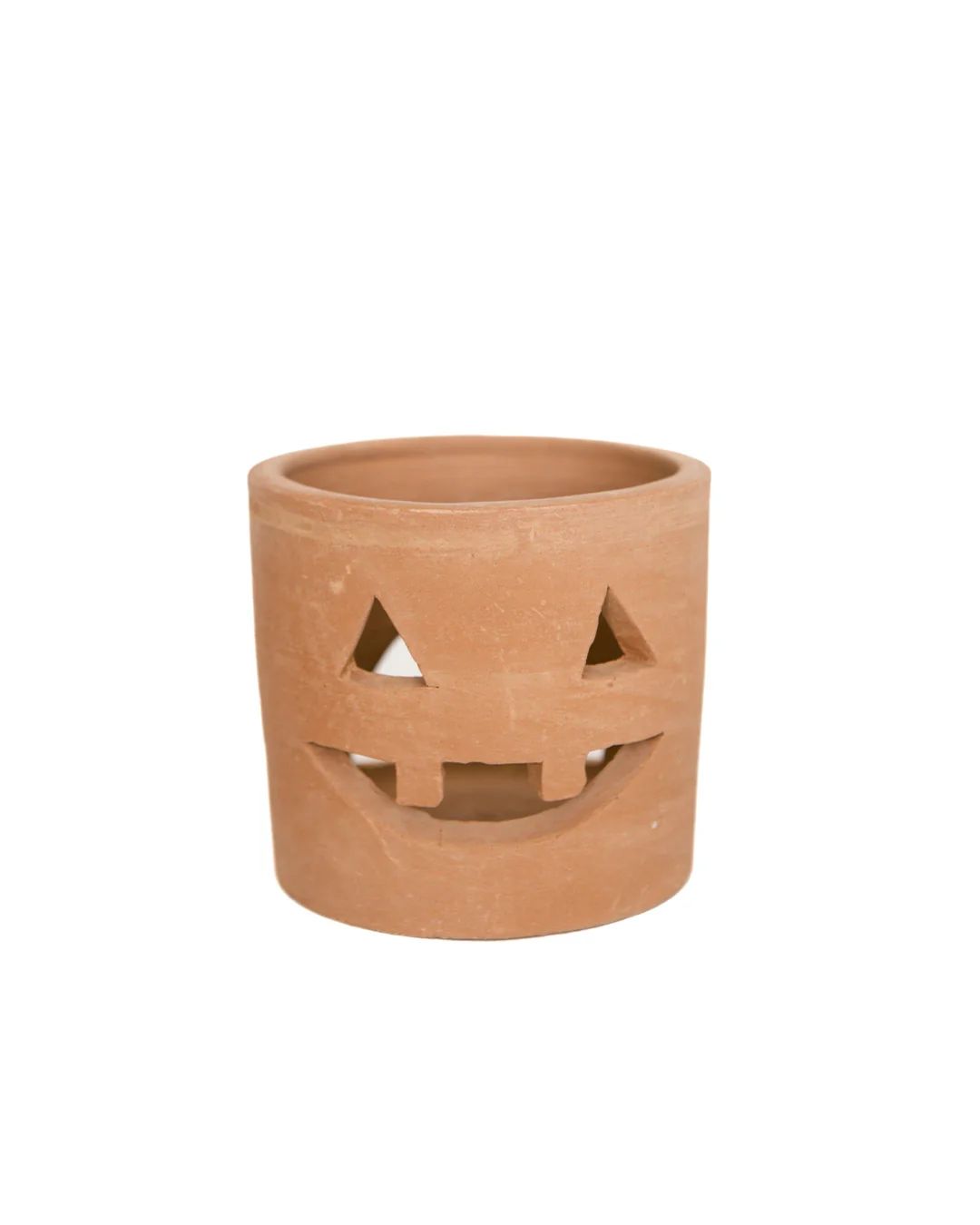 Terracotta Cylinder Luminary Jack-O-Lantern | Elements by Remedy