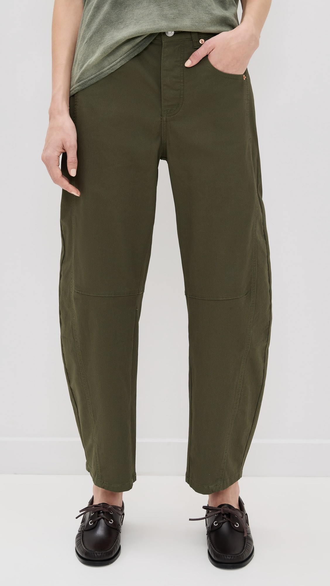 Cotton Twill Horseshoe Pants | Shopbop