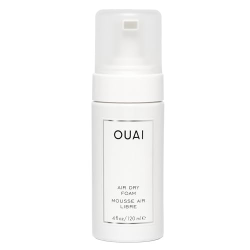 OUAI Air Dry Foam - Hair Mousse for Curly Hair & Beach Waves - Conditioning & Detangling With Kale and Carrot Extract - Paraben, Phthalate and Sulfate Free (4 Oz) | Amazon (US)