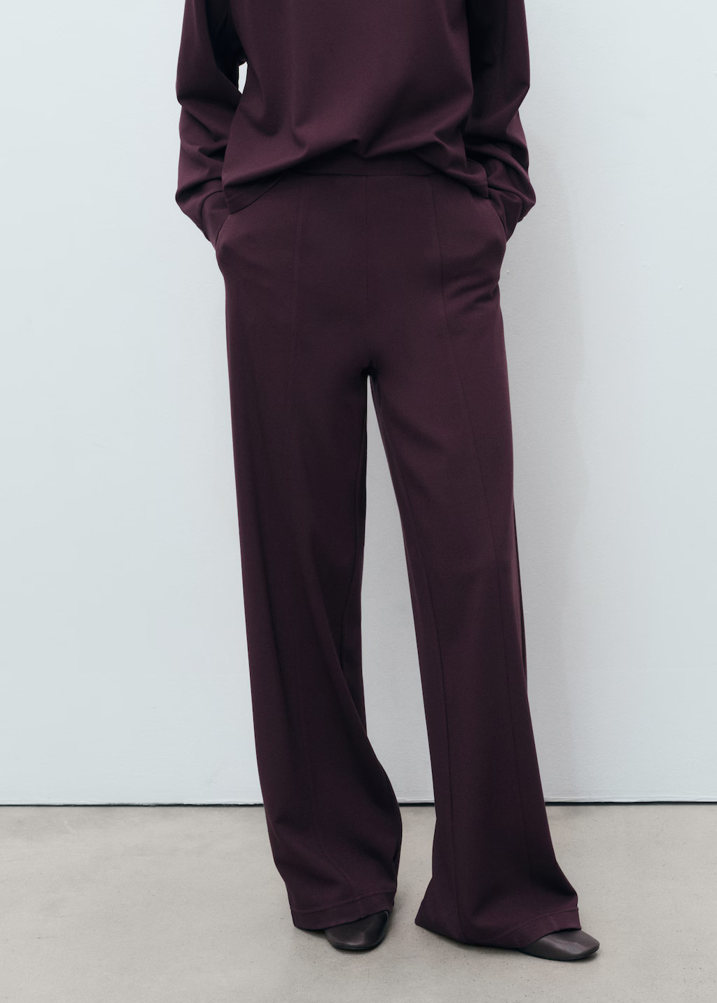 Jogger pants with elastic waist - Women | MANGO USA | Mango (US/MX/AU)