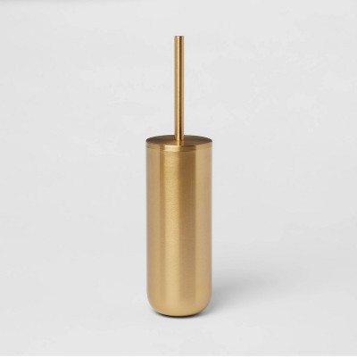 Brushed Brass Toilet Bowl Brush Gold - Threshold™ | Target