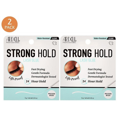 Ardell Strong Hold Lash Glue Clear, 0.18 oz (PACK OF 2) - Eyelash Adhesive for Eye Lashes | UPC#. 074764373496 | Target