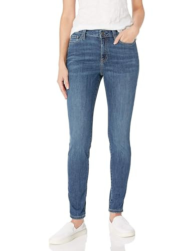 Amazon Essentials Women's Mid-Rise Stretchy Skinny Denim Jeans, 5-Pocket | Amazon (US)
